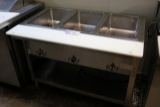 Duke stainless electric 3 well kitchen steam table
