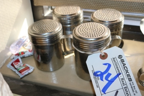 Times 4 - Stainless range shakers