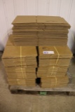 Pallet of new U Line 15 x 12 x 4 and 15 x 10 x 4 boxes