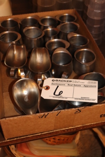 Flat to go - stainless creamers