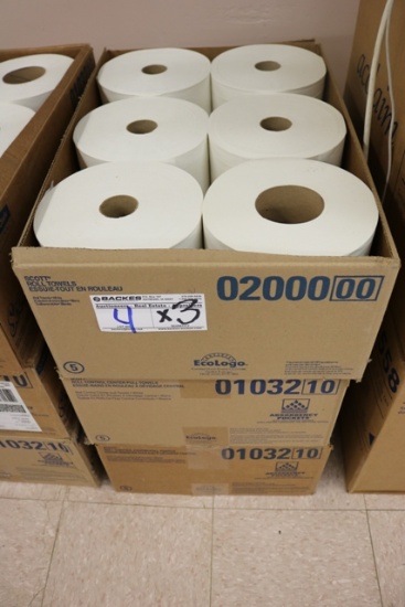 Times 3 - Cases Scott paper towel rolls