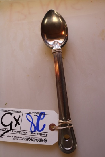 Times 5 - Stainless serving spoons