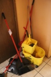 Brooms, mops, cleaning misc.