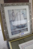 Framed Boat picture