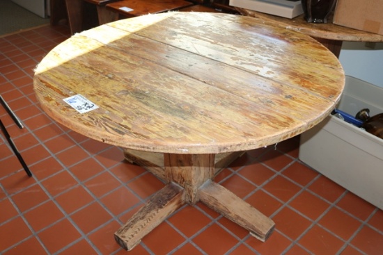 Times 2 - 48" round pine tables