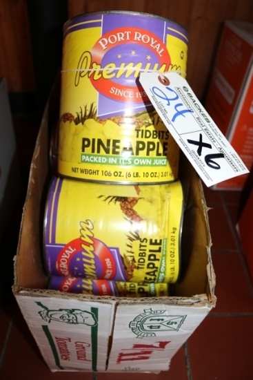 Times 6 - #10 cans of Pineapple