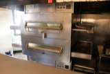 Middleby Marshall PS360 wide body 36” gas conveyor pizza ovens, s/n 6864311