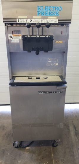 Electro Freeze 88TN Pressure Fed Twist soft serve machine - 1 phase - air c