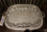 Times 9 - ornate aluminum Hors d'oeuvres trays