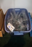 All to go - plastic Rock Island Golf Course bar glasses