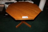 42 octagon oak poker table