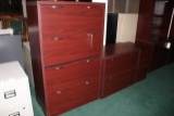 Times 3 - matching office furniture - 2 & 4 drawer lateral files - 3 drawer