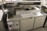 Randell CUSTOM TACO make station with 12 x 27 heated well with refrigerated