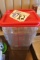 Times 2 - 8 Quart food storage containers w/ lids