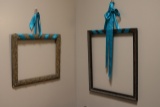 6 Hanging picture frames in restrooms