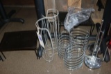 Assorted wire racks & stands