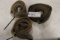 Times 3 - nylon vertical chokers/straps - approximately 2) 6' and 1) 8' in