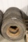 Times 4 - lowboy trailer tires with rims - some split rims - 8-14.5R tires