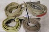 Times 4 - nylon straps - all approximate sizes - 1) 4' - 2) 6' - 1) 8'