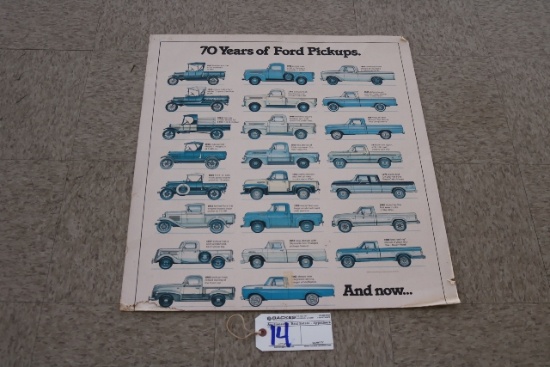 70 Years of Ford Pickup poster