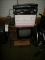 DVD,  2 VHS and TV with stand