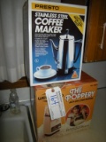 All to go Coffee maker and popcorn popper