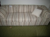Striped sofa