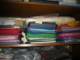 All to go  Shelf of sewing fabric