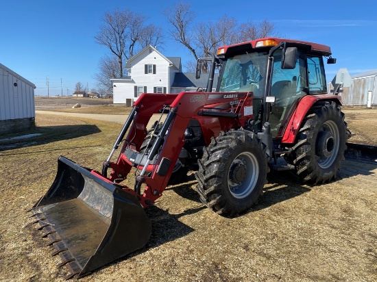 2010 Case IH Farmall 105U utility tractor w/ Case IH 730 loader & 80 ...