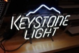 Keystone Light neon - working