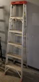 Werner 6 foot aluminum ladder