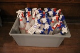 All to go - large tote of spray bottles