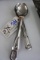 Times 6 - Regular & slotted stainless service spoons