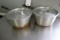 Times 2 - 5 liter sauce pans with lids