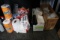 All to go - 3 rolls Paper towels, napkins, food trays, misc. lids & more