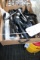 Box flat to go - Black acrylic spoons, tongs, & pie spatulas