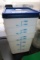 Times 3 - 18 quart food storage containers with lids