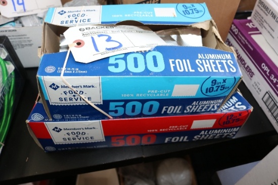 Pair to go - 2 - 1/2 boxes of aluminum foil sheets