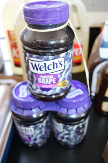 Times 3 - Welch's grape jelly containers