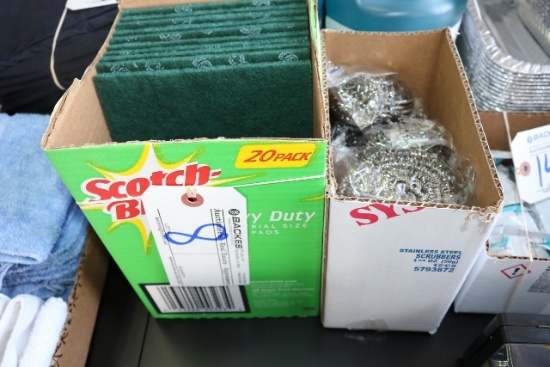 Pair to go - Stainless scrubbers & Scotch Brite pads