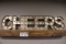 CHEERS lighted sign