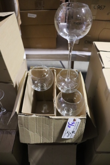 Times 8 - 16" tall wine glasses