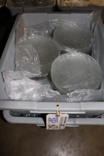 Times 120 - 8" glass salad plates