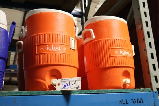 Times 4 - Igloo 5 gallon water cooler/dispensers