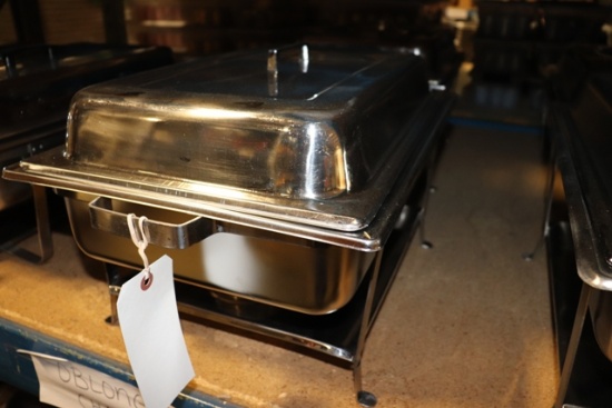 Times 2 - Stainless chafing units - with fuel containers