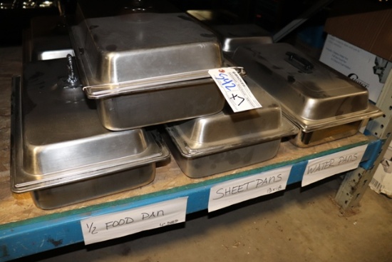 Times 7 - Stainless chafing insets with lids - 2 styles