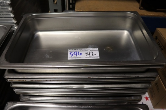 Times 12 - 12" x 20" x 4" Stainless inset pans