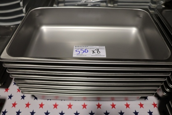 Times 8 - 12" x 20" x 4" Stainless inset pans
