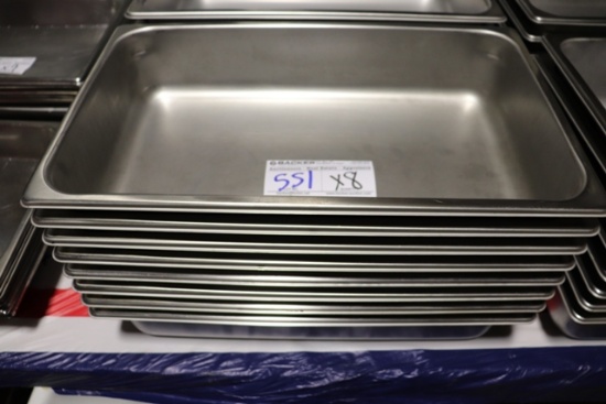 Times 8 - 12" x 20" x 4" Stainless inset pans