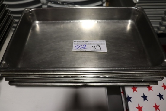 Times 9 - 12" x 20" x 2" Stainless inset pans